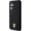 Ferrari FEHMS24MP3BAK Hot Stamp V Lines MagSafe Hard Case Samsung Galaxy S24+ (Juoda)