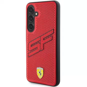 Ferrari FEHCS24MPINR S24+ S926 Red Hardcase Big SF Perforated, skirta Samsung Galaxy S24+