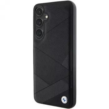 BMW BMHCS24M23RCGPK S24+ S926 Black Hardcase Signature Leather Crossing Lines Pattern