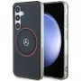 Mercedes-Benz S24 Hardcase Double Layer with Red MagSafe, skirta Samsung Galaxy S24 – juoda