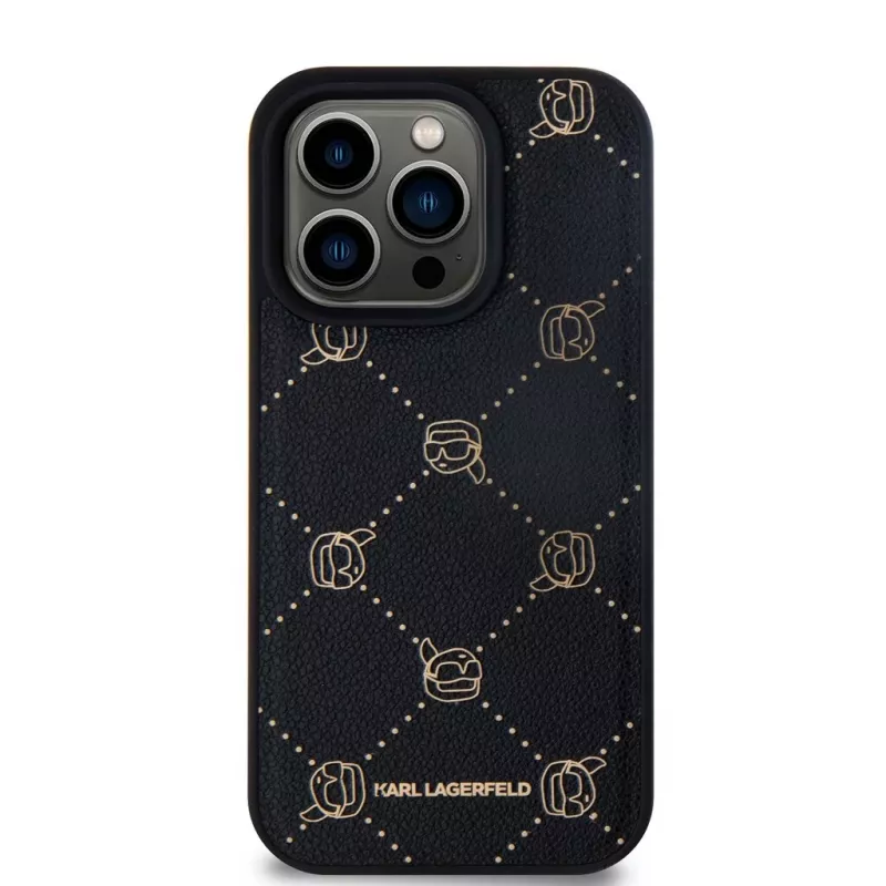 Karl Lagerfeld iPhone 15 Pro Max 6,7 inch Black MagSafe Karl Head Protective Case