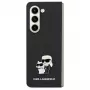 Karl Lagerfeld KLHCSA35SAKCNPK A35 A356 Hardcase Black Saffiano Karl & Choupette Pin, Samsung Galaxy A35 5G dėklas