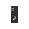 Karl Lagerfeld KLHCSA35SAKCNPK A35 A356 Hardcase Black Saffiano Karl & Choupette Pin, Samsung Galaxy A35 5G dėklas