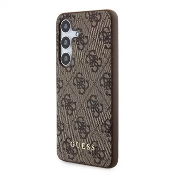 Guess GUOHCSA35G4GFBR A35 Hardcase 4G Metal Gold Logo Samsung Galaxy A35 - Brown