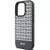 DKNY DKHMP15XPSOSPK Hardcase Leather Printed Pattern Metal Logo MagSafe, skirta iPhone 15 Pro Max 6.7, juoda