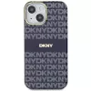 DKNY DKHMP15SHRHSEB Kietasis Dėklas iPhone 15/14/13 6,1 inch Mėlynas Mono & Stripe IML MagSafe