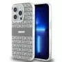 DKNY DKHMP15LHRHSEE Hardcase for Apple iPhone 15 Pro 6,1 inch Beige IML Mono & Stripe MagSafe