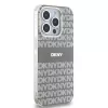 DKNY DKHMP15LHRHSEE Hardcase for Apple iPhone 15 Pro 6,1 inch Beige IML Mono & Stripe MagSafe