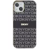 DKNY DKHMP15MHRHSEK Kietas Dėklas iPhone 15 Plus / 14 Plus 6,7 inch Juodas IML Mono & Stripe MagSafe