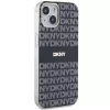 DKNY DKHMP15MHRHSEK Kietas Dėklas iPhone 15 Plus / 14 Plus 6,7 inch Juodas IML Mono & Stripe MagSafe