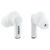 DKNY DKTWS3DNYAK Bluetooth TWS į ausį įdedamos ausinės su įkrovimo dėklu, guminė matinė apdaila, juoda