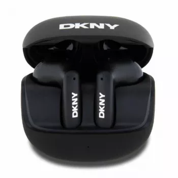 DKNY DKTWST6AEHLK „True Wireless“ ausinės Bluetooth 5.0 satino apdaila juodos