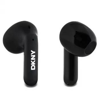 DKNY DKTWST6AEHLK „True Wireless“ ausinės Bluetooth 5.0 satino apdaila juodos