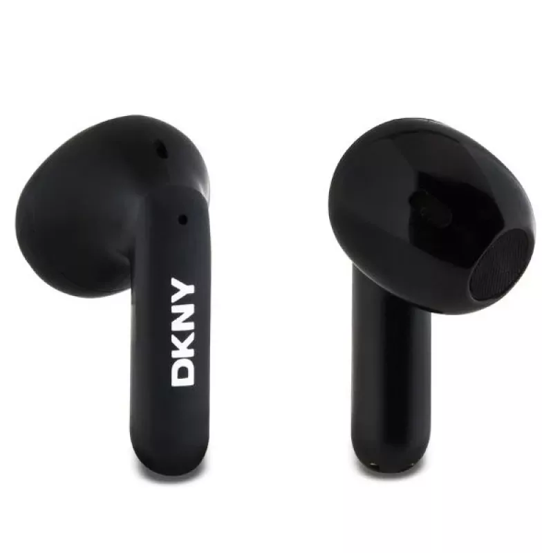 DKNY DKTWST6AEHLK „True Wireless“ ausinės Bluetooth 5.0 satino apdaila juodos