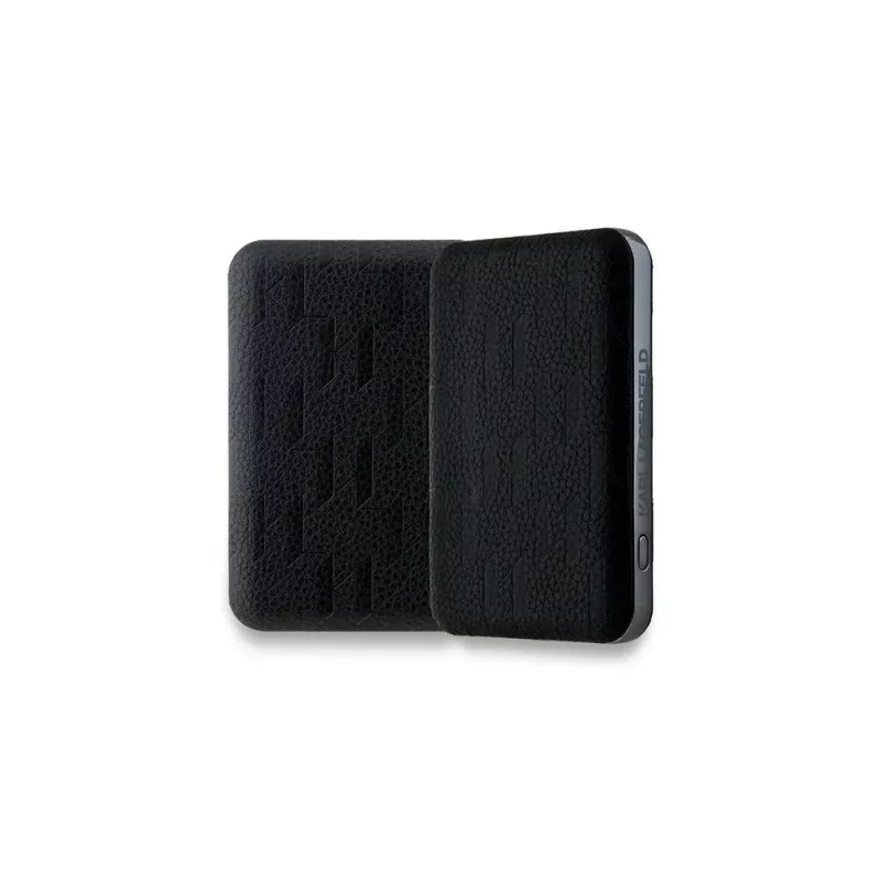 Karl Lagerfeld Power Bank Wireless 5000mAh 15W MagSafe Black Karl & Choupette Head Pin KF002166