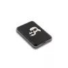 Karl Lagerfeld Power Bank Wireless 5000mAh 15W MagSafe Black Karl & Choupette Head Pin KF002166