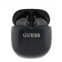 „Guess“ GUTWSJ14ESGKTWS belaidės ausinės True Wireless Bluetooth 5.3 su įkrovimo dėklu, juodos, klasikinis logotipo raštas