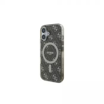 Guess GUHMP16SH4DTEW iPhone 16 6.1 Hardcase IML 4G Background MagSafe Brown