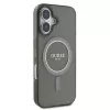 Guess GUHMP16MHFGEREK iPhone 16 Plus 6.7 Black Hardcase IML Glitter Circle MagSafe