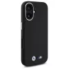 BMW BMHCP16S23PMWK iPhone 16 6,1 inch Black Hardcase M Smooth Full Wrapped Metal