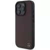 Mercedes-Benz MEHMP16L23RBGVR iPhone 16 Pro 6,3 inch Hard Case Wood Imitation Leather Red MagSafe