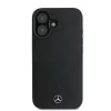 Mercedes-Benz MEHMP16S23RBARK iPhone 16 6,1 inch Black Hardcase Textured and Plain Leather MagSafe