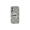 Karl Lagerfeld IML Karl Head Electroplated Case, iPhone 16 (Juoda)