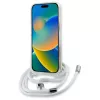 Karl Lagerfeld KLHMP16XHCKHNT iPhone 16 Pro Max 6,9 inch Hardcase Transparent Crossbody IML Karl Head Magsafe