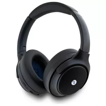 BMW Over-Ear Bluetooth Headphones with Active Noise Cancellation, Black, Metal Logos