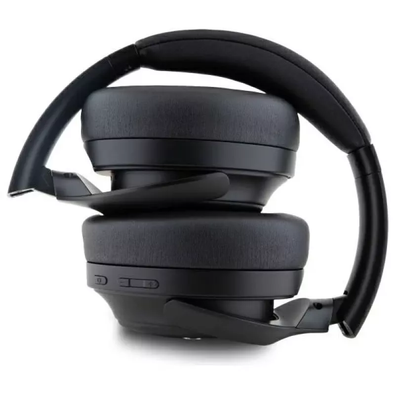 BMW Over-Ear Bluetooth Headphones with Active Noise Cancellation, Black, Metal Logos
