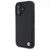 BMW BMHMP16S23RDDK iPhone 16 6,1 inch Black Hardcase Sign Leather Diamond Metal Logo MagSafe