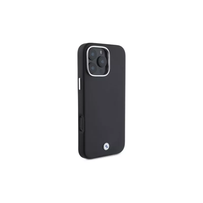 BMW BMHMP16X23PUFWK iPhone 16 Pro Max 6,9 inch Black Hardcase Sign Full Wrapped Metal MagSafe