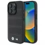 BMW M Perforated And Stitched Line MagSafe Hard Case, skirta iPhone 16 Pro Max 6,9 inch, juoda