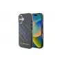 BMW BMHCP16M23HTRAK Hardcase for iPhone 16 Plus 6,7 inch Black Motorsport IML Random Stripes