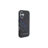 BMW BMHCP16M23HTRAK Hardcase for iPhone 16 Plus 6,7 inch Black Motorsport IML Random Stripes