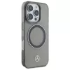 Mercedes-Benz iPhone 16 Pro Max 6,9 inch Hardcase Silver Ring MagSafe Black