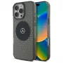 Mercedes-Benz iPhone 16 Pro 6.3-inch Hard Case Star Pattern MagSafe Black
