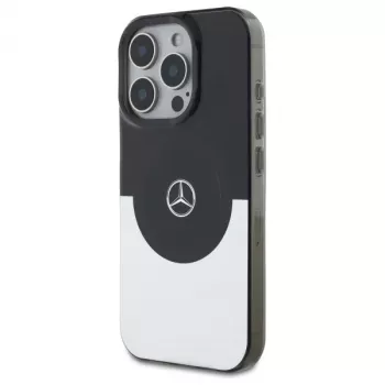 Mercedes-Benz MEHMP16X23HBIGK iPhone 16 Pro Max 6,9 inch Hardcase Double Layer BiColor MagSafe Black/Silver