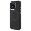 Mercedes-Benz MEHMP16L23SUTTK iPhone 16 Pro 6,3 colio juodas kietas silikoninis dėklas su toniniu logotipu ir MagSafe