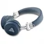Guess Grained Classic Round Shape Wireless Bluetooth Over-Ear Headphones su ENC (Mėlyna)