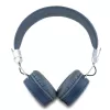 Guess Grained Classic Round Shape Wireless Bluetooth Over-Ear Headphones su ENC (Mėlyna)