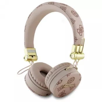 Guess Peony Script Round Shape belaidės ausinės su ENC, rudos