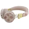 Guess Peony Script Round Shape belaidės ausinės su ENC, rudos