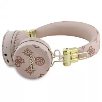 Guess Peony Script Round Shape belaidės ausinės su ENC, rudos