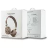 Guess Peony Script Round Shape belaidės ausinės su ENC, rudos
