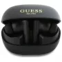 Guess Capsule Printed Logo - Bluetooth TWS ANC & ENC ausinės su įkrovimo dėklu (Juodos)