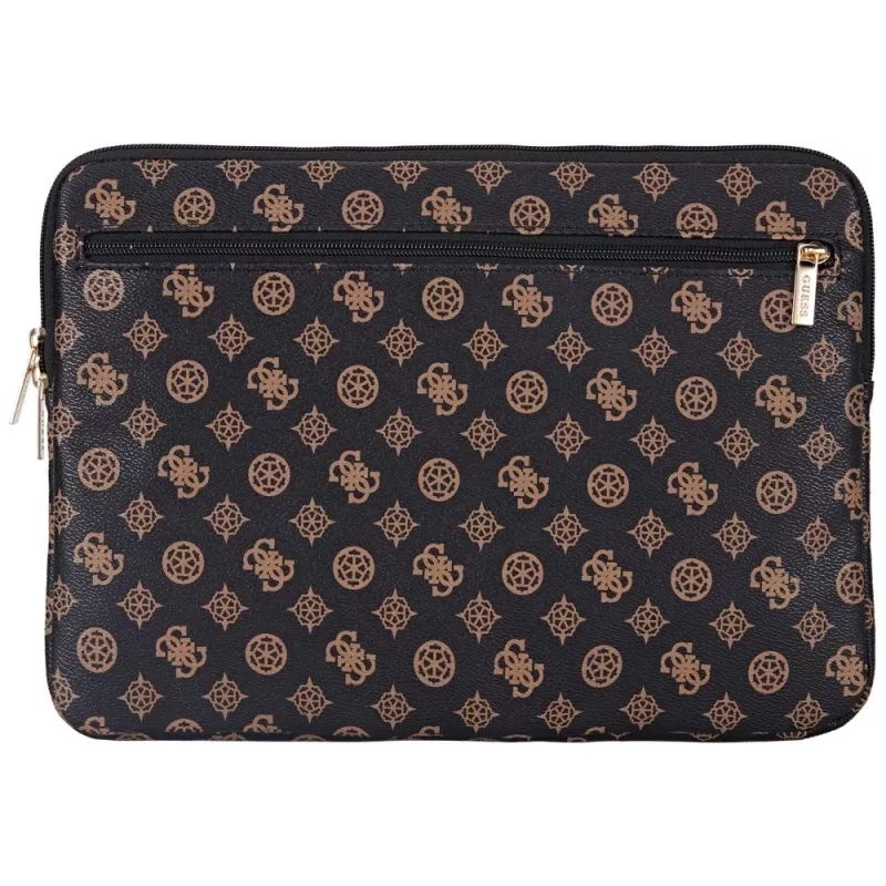 Guess Sleeve 14 Peony PocketTriangle Laptop Sleeve Black