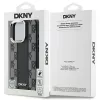 DKNY DKHMP16XPCPVSLK Kietas Dėklas Šaškių Lentos Raštu MagSafe, Skirtas iPhone 16 Pro Max 6.9, Juodas