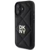 DKNY DKHCP16SPQDSLK Quilted Stack Logo Dangtelis Apple iPhone 16 6,1 inch - Juoda