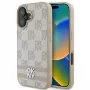 DKNY DKHCP16SPCPTSSP Kietas Dėklas Apple iPhone 16 6,1 colio Rožinis Šaškių Raštas ir Dryžiai